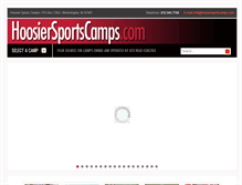 Tablet Screenshot of hoosiersportscamps.com